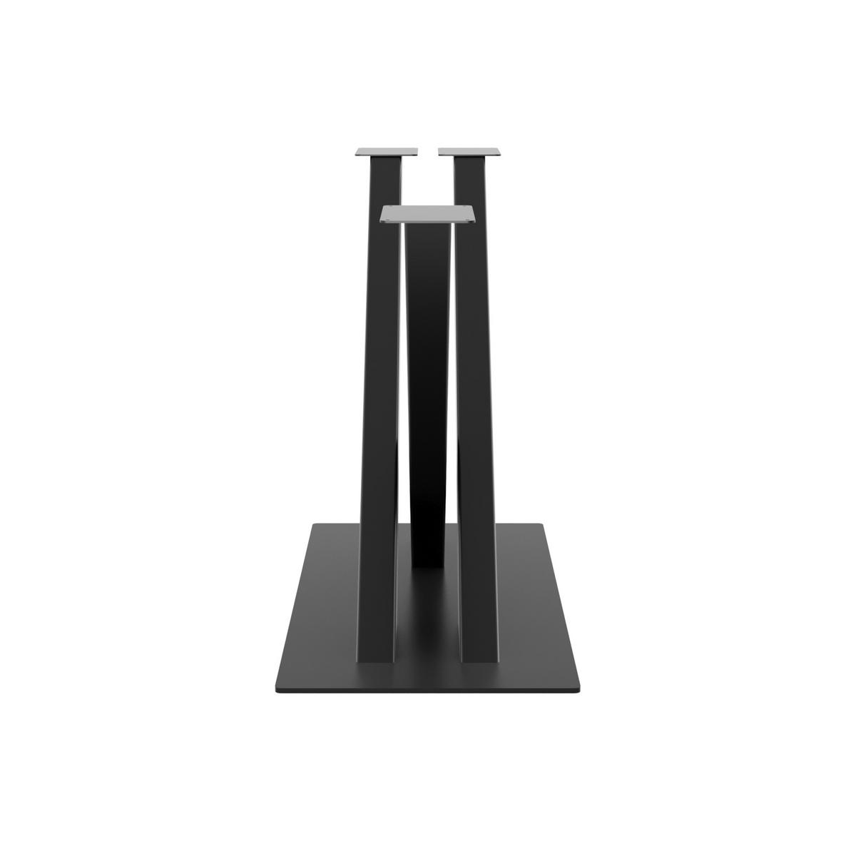 TISCHBEINE Thuban C Metall Schwarz 72cm - Schwarz, Metall (45/72/140cm) - Metalo Pro