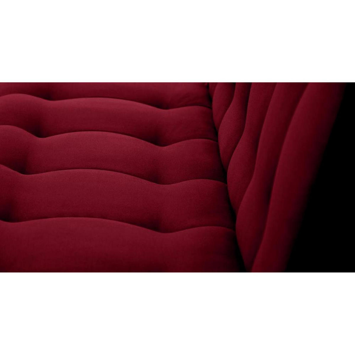 3-SITZER Schlafsofa Nancy bordeaux - Bordeaux, Holz/Textil (220/89/93cm) - Beautysofa