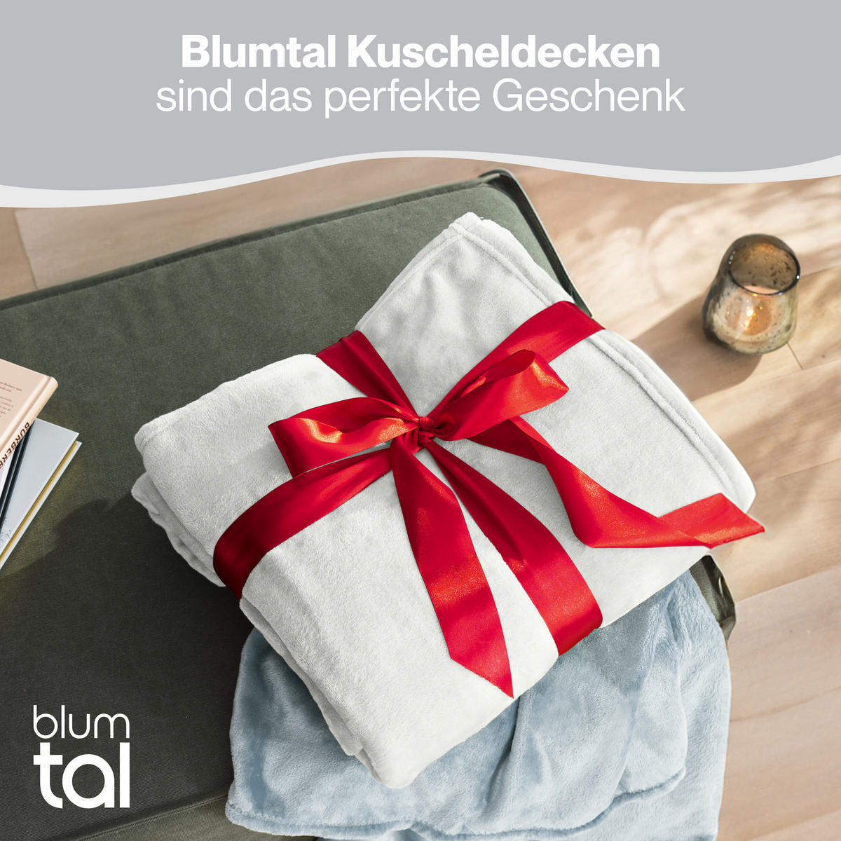KUSCHELDECKE Anton 130/150 cm, Weiß - Weiß, Textil (130/150cm) - Blumtal