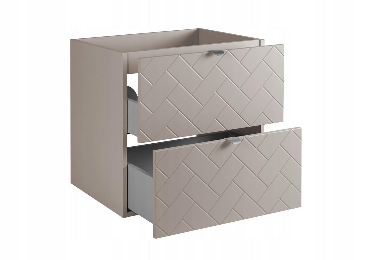 WASCHBECKUNTERSCHRANK TREND Kaschmir matt 60/46/60 cm - Kaschmir, Holzwerkstoff (60/60/46cm) - Rodan