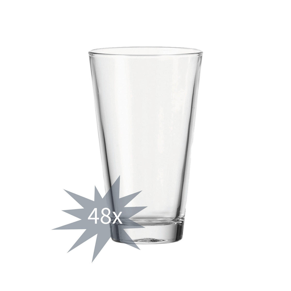 TRINKGLÄSER Ciao transparent 300 ml 48er Set - Transparent, Glas (0.3L) - Leonardo Living