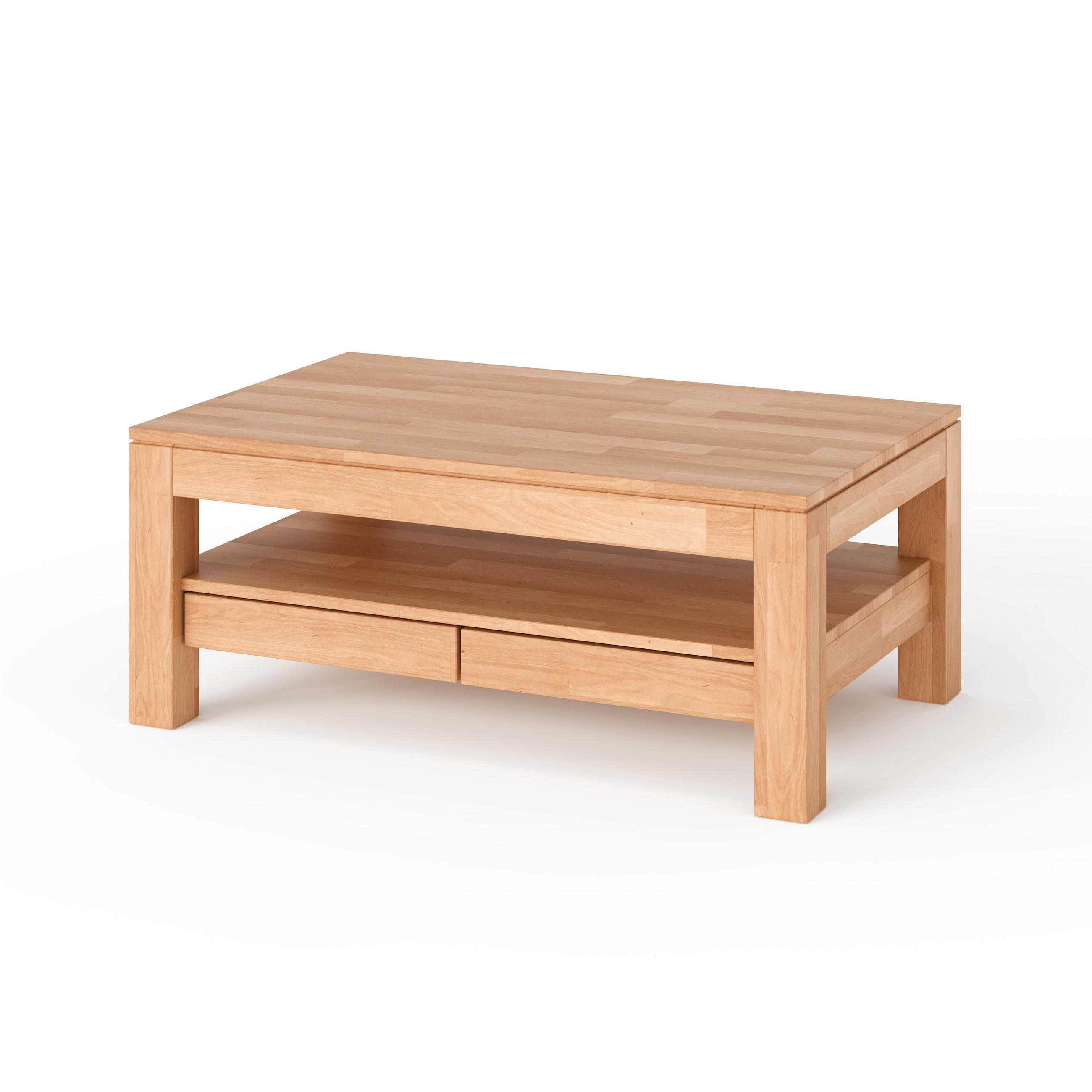 COUCHTISCH Viborg - Buchefarben, Holz (110/70/45cm) - kiki design