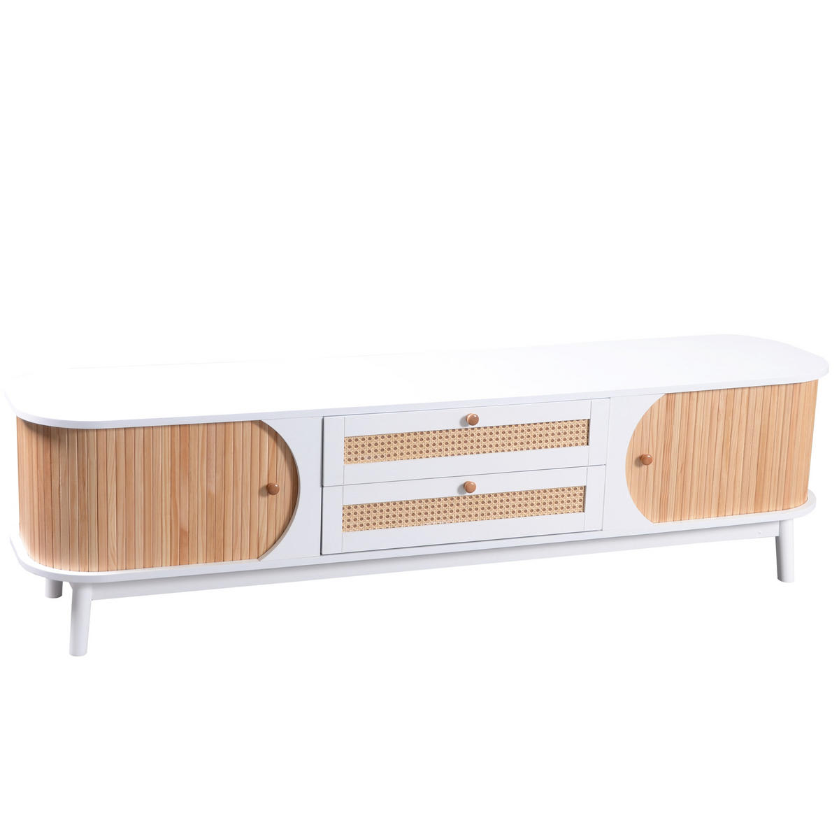 TV-MÖBEL Weiß 170/39.5/46 cm - Weiß, Holzwerkstoff (39.5/46/170cm) - Urban Meuble