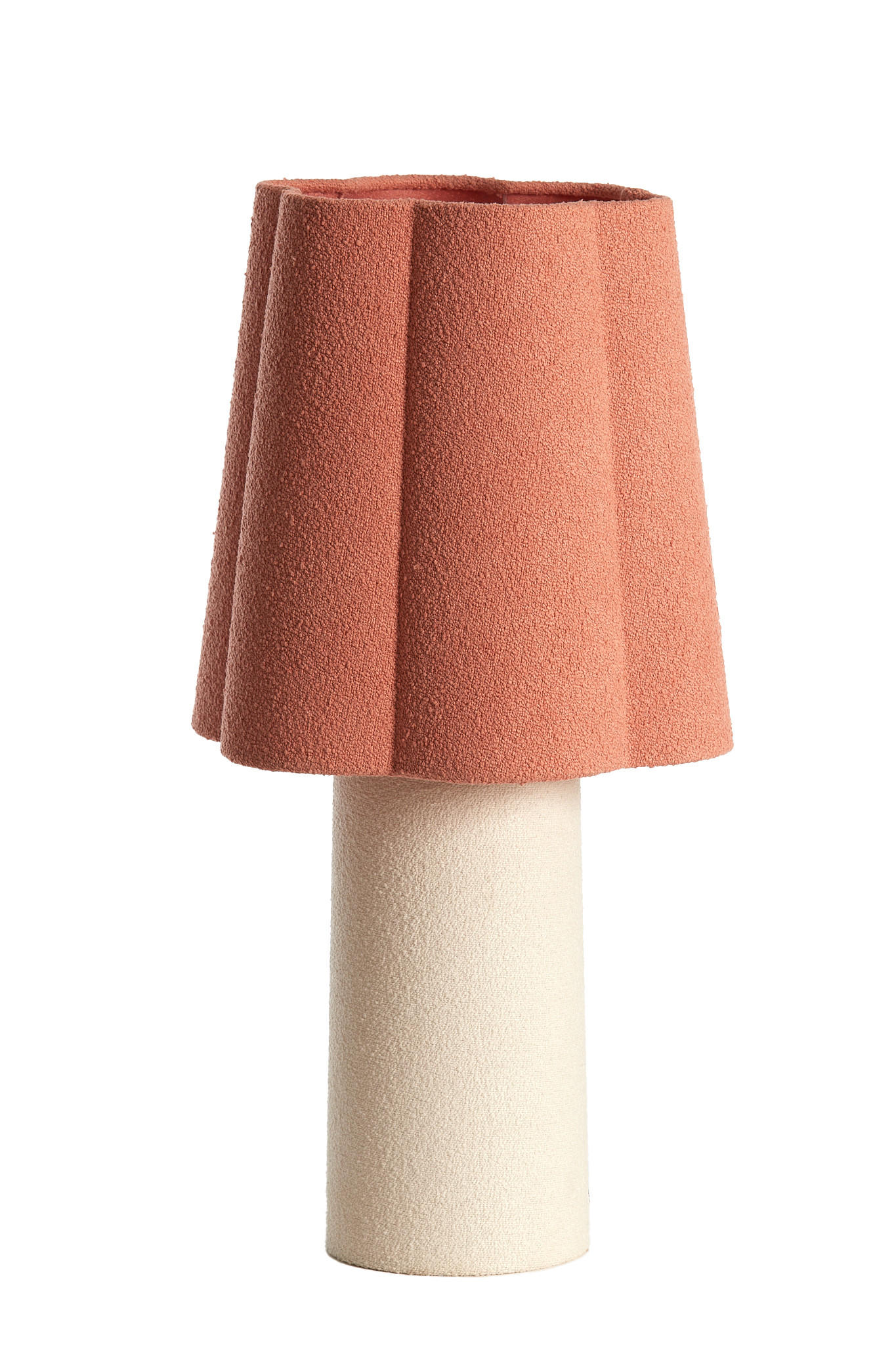 TISCHLAMPE Musaby Rosa Ø25/50 cm - Pink, Textil (25/25/48.5cm) - Light & Living