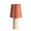 TISCHLAMPE Musaby Rosa Ø25/50 cm - Pink, Textil (25/25/48.5cm) - Light & Living
