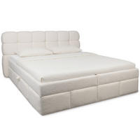 BOXBETT Mira hellbeige 180/200 cm Recharge Topper - Beige, Textil (180/200cm) - wonello