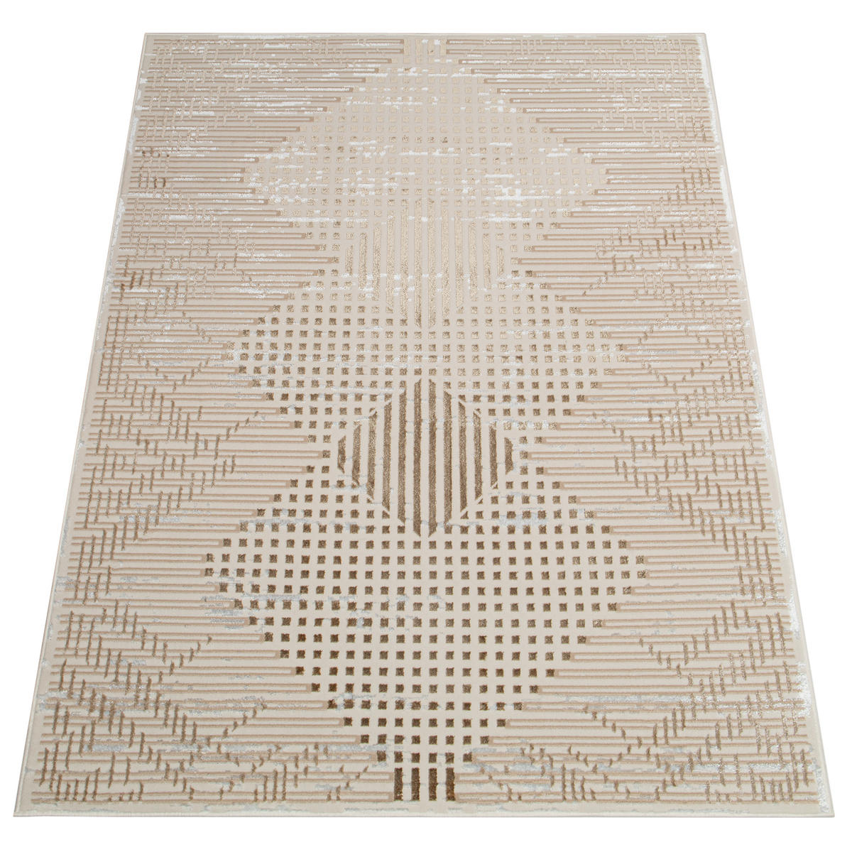TEPPICH CRYSTAL Braun 80/150 cm - Braun, Textil (80/150cm) - Tapiso