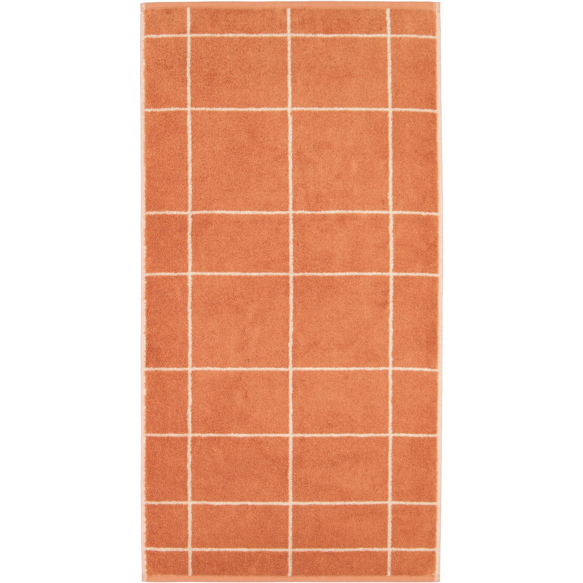HANDTUCH ATELIER LINES 6240 KUPFER - 33 - Orange, Textil (50/100cm) - Cawoe