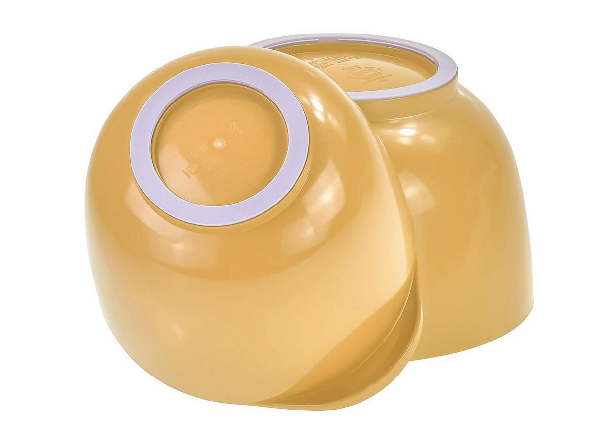 RÜHRSCHÜSSEL-SET Margrethe New gelb (2tlg) - Gelb, Kunststoff (21/15cm) - Rosti