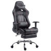 GAMINGSTUHL Limitless-2, Kunstleder mit Fußablage Schwarz/Braun - Braun, Textil/Metall (70/135/58cm) - TPFLiving