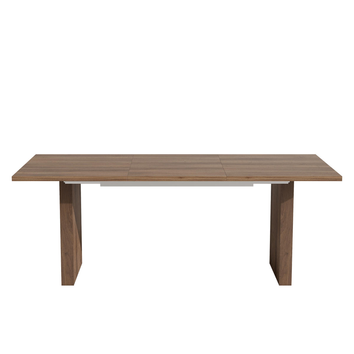 ESSTISCH Nussbaum ausziehbar 140-200cm 6-8 Personen 90cm - Walnussfarben, Holzwerkstoff (200/90/75cm) - FLIEKS