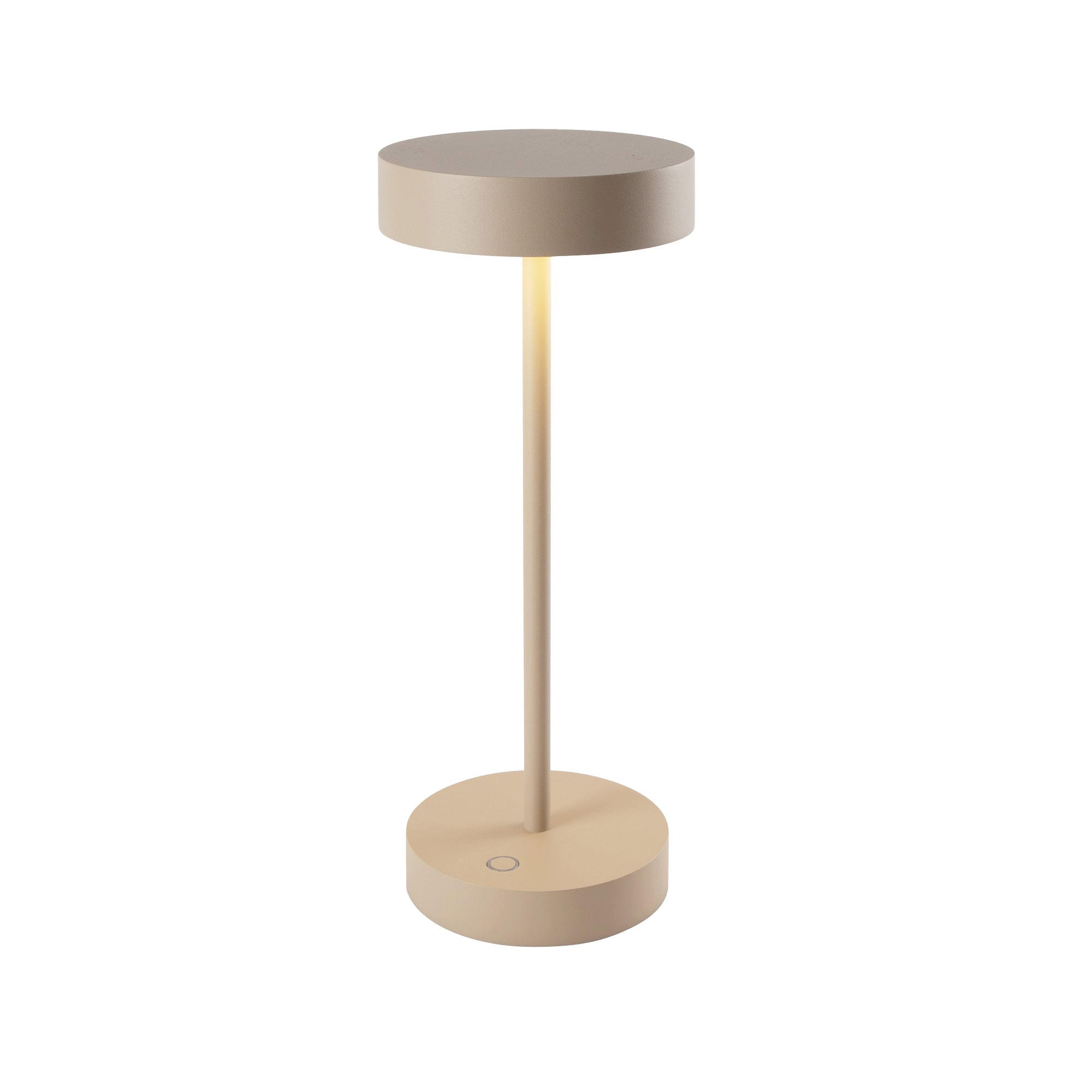 TISCHLAMPE SANDY MINI beige - Beige, Metall (9/9/25cm) - Lumisky
