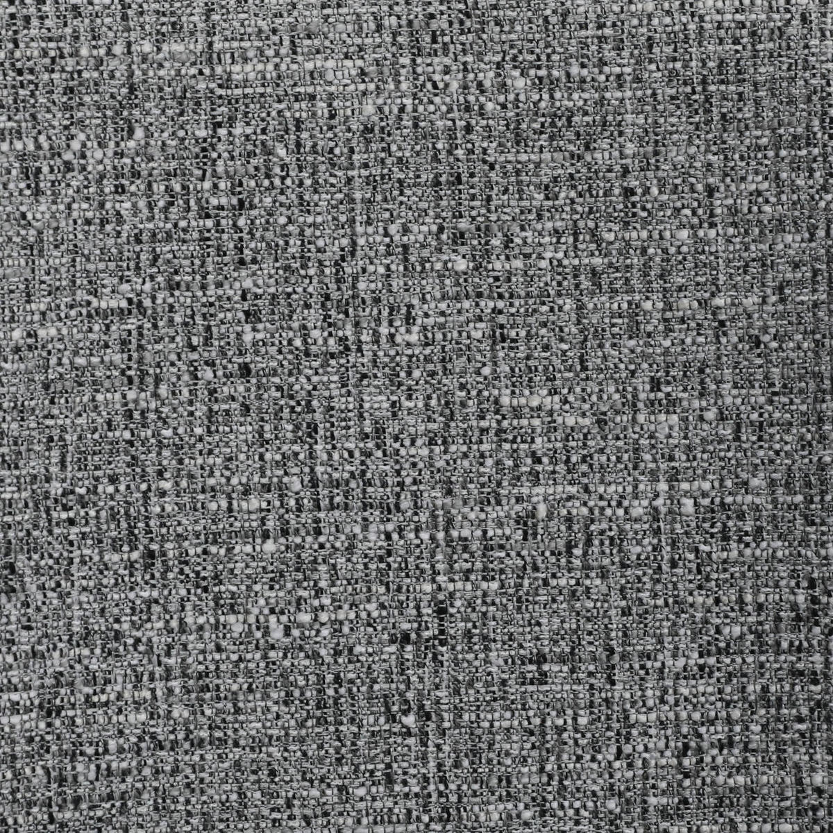ARMLEHNSTUHL-SET 4 Stück in Teddystoff Grau - Schwarz/Grau, Textil/Metall (50/82/58cm) - Furnhouse