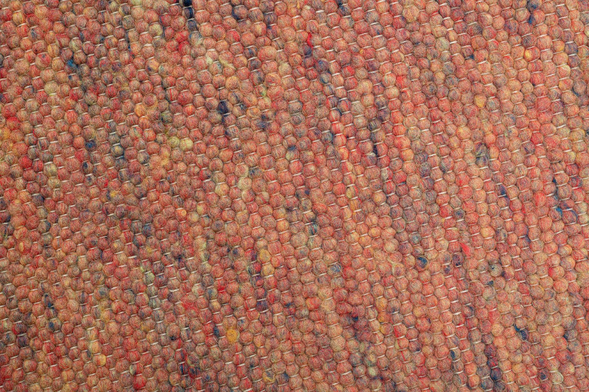 HANDWEBTEPPICH Alm-Freude 140x200 cm - Terra cotta, Textil (140/200cm) - THEKO