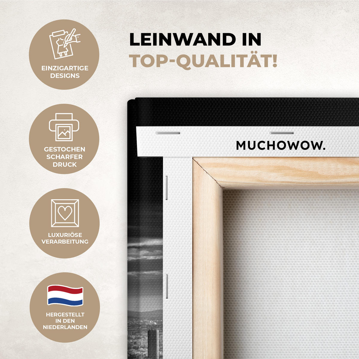 OBRAZ NA PLÁTNĚ Paříž - panorama - Eiffelova věž - město - mraky 90x60 cm - tmavě šedá, textil (90/60cm) - MuchoWow