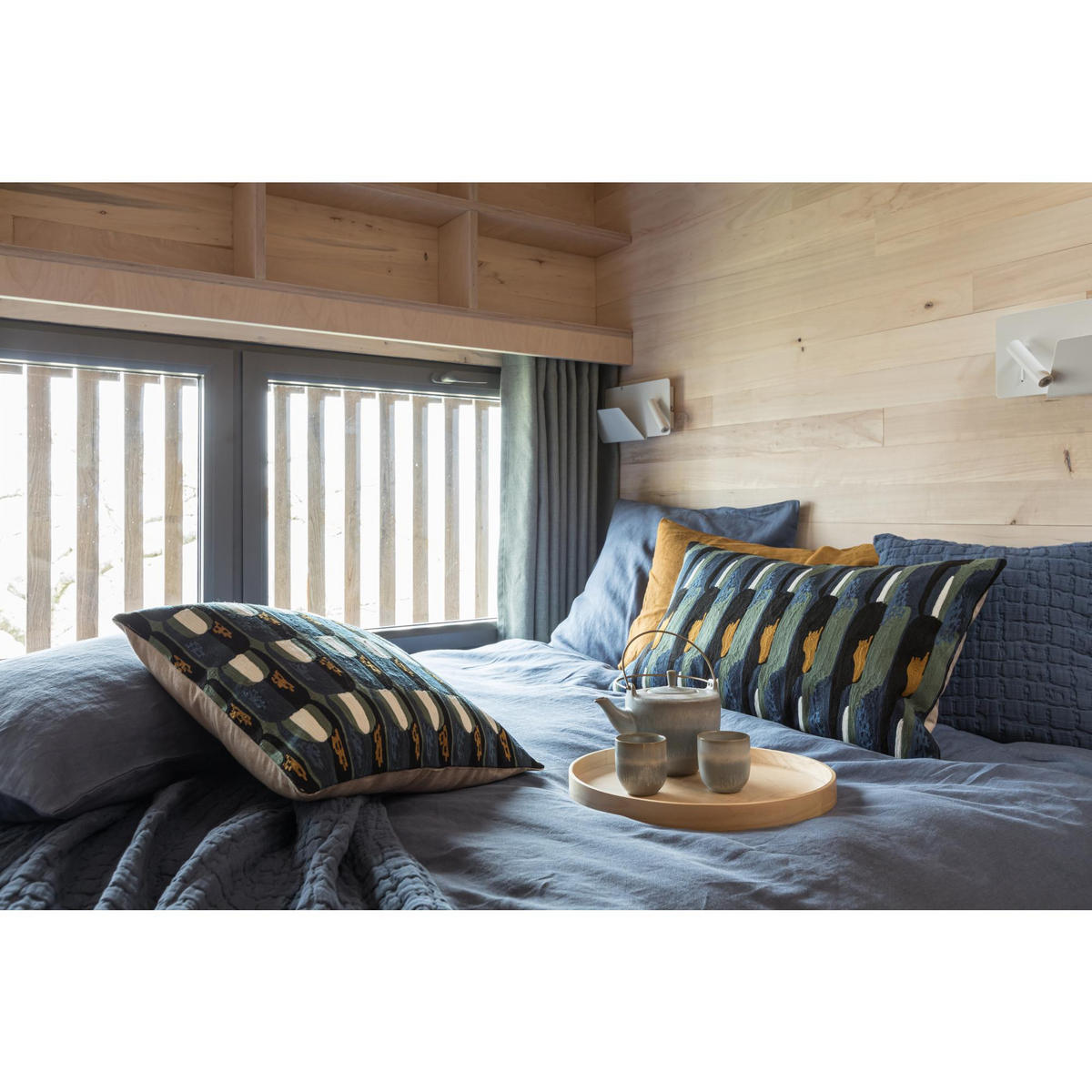 KISSENBEZUG Zeff sturm 50 x 75 cm - Blau, Textil (50/75cm) - Vivaraise