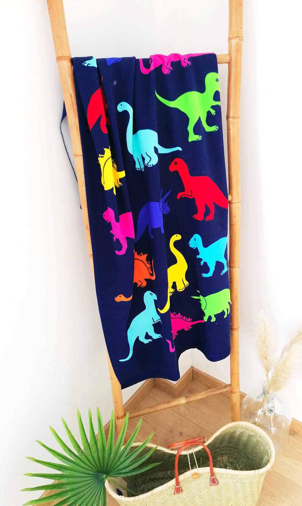 MIKROFASER STRANDTUCH Dino 70x140 250 g/m² marineblau - Blau, Textil (70/140cm) - LE COMPTOIR DE LA PLAGE