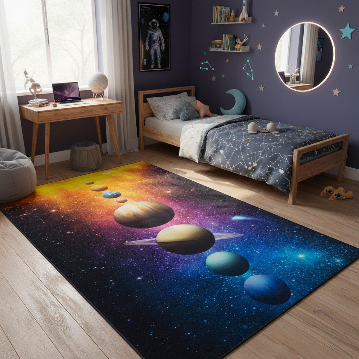 TEPPICH COSMO GAME MULTICOLOR 160/230 cm - Multicolor, Textil (160/230cm) - Tapiso