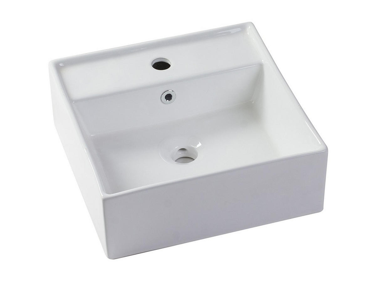 EINZELWASCHTISCH - 80cm x 46cm - MDF - puderrosa - SATARA - Pink, Holz (80/46/46cm) - Vente-Unique