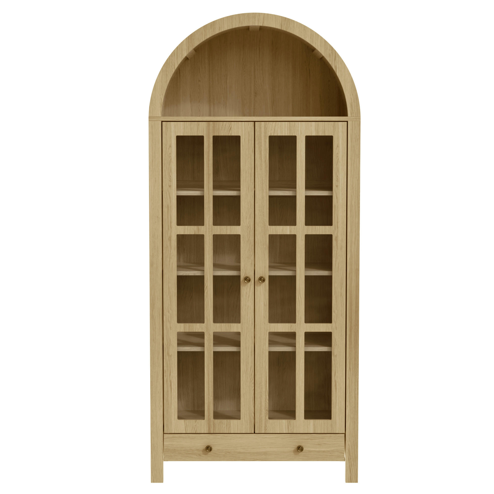 Urban Meuble Highboard Natur 75x170.5x35 cm