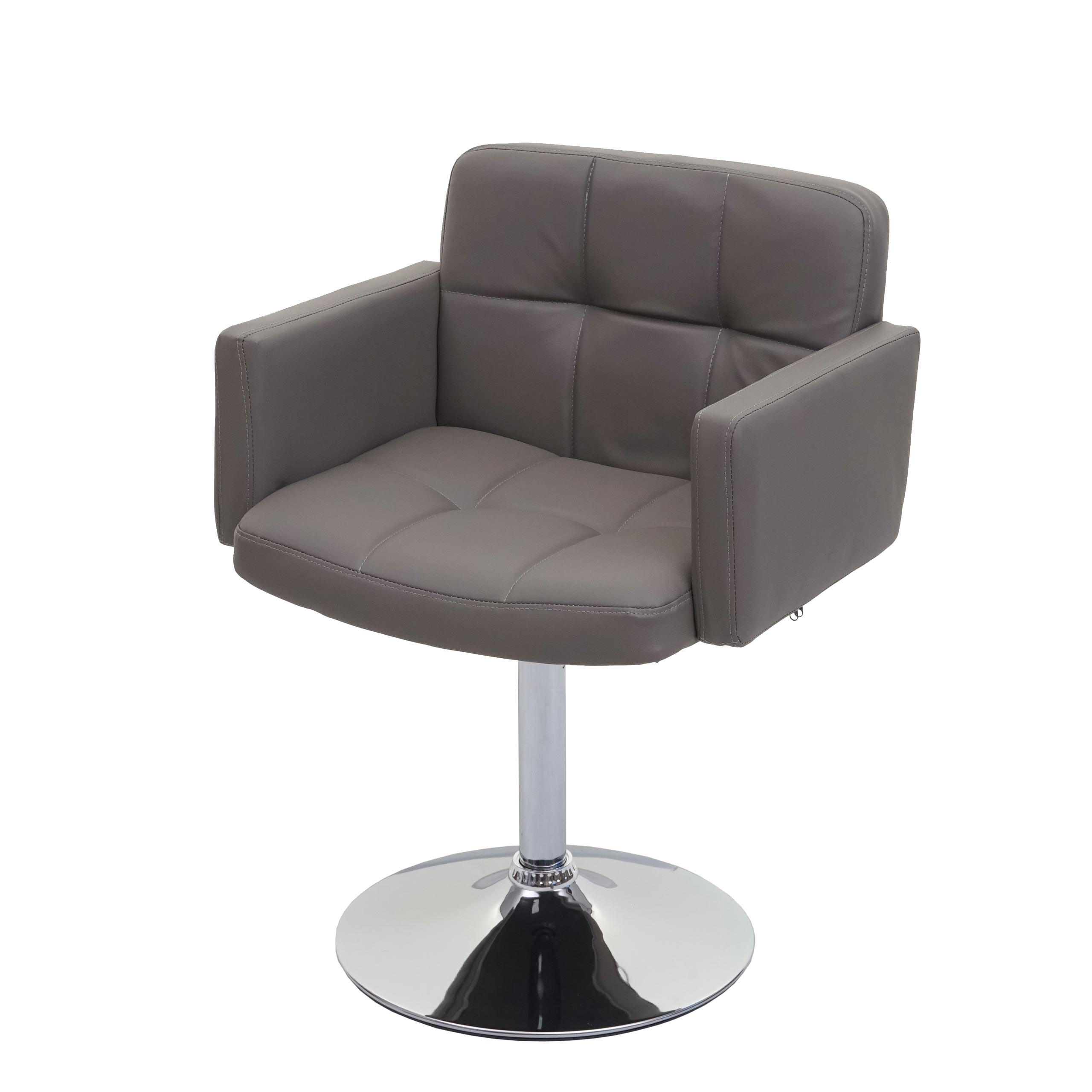 ESSZIMMERSTUHL Hellgrau - Hellgrau, Textil (60/80/55cm) - MCW