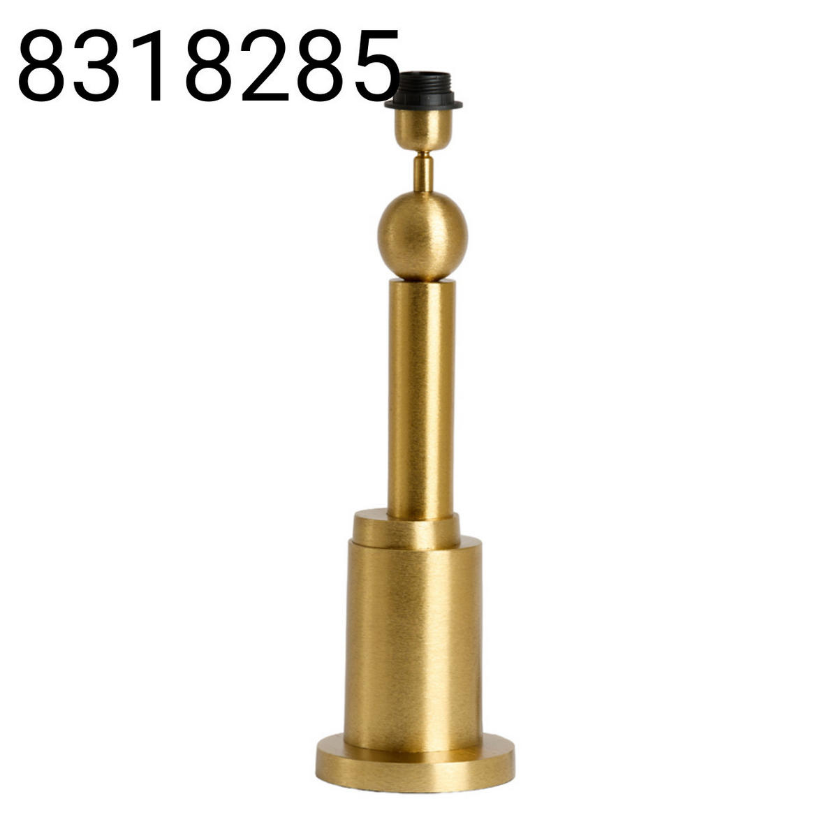 LAMPENFUSS Vivino - Gold - 15/15/46 cm - Goldfarben, Metall (15/15/46cm) - Light & Living