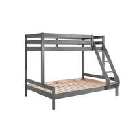 ETAGENBETT PINO Grau 158x208x167 cm - Grau, Holz - FURNLUX