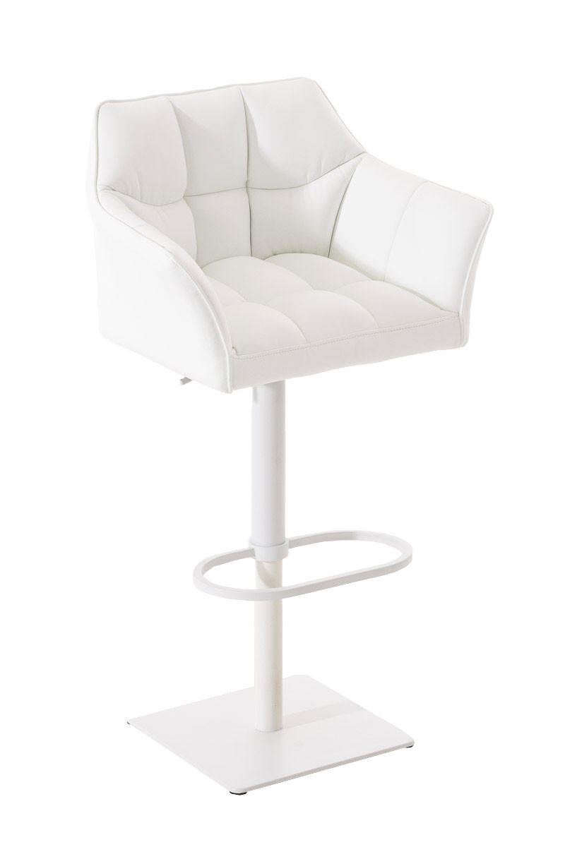 Deluke Barhocker Weiß 64x88x45 cm