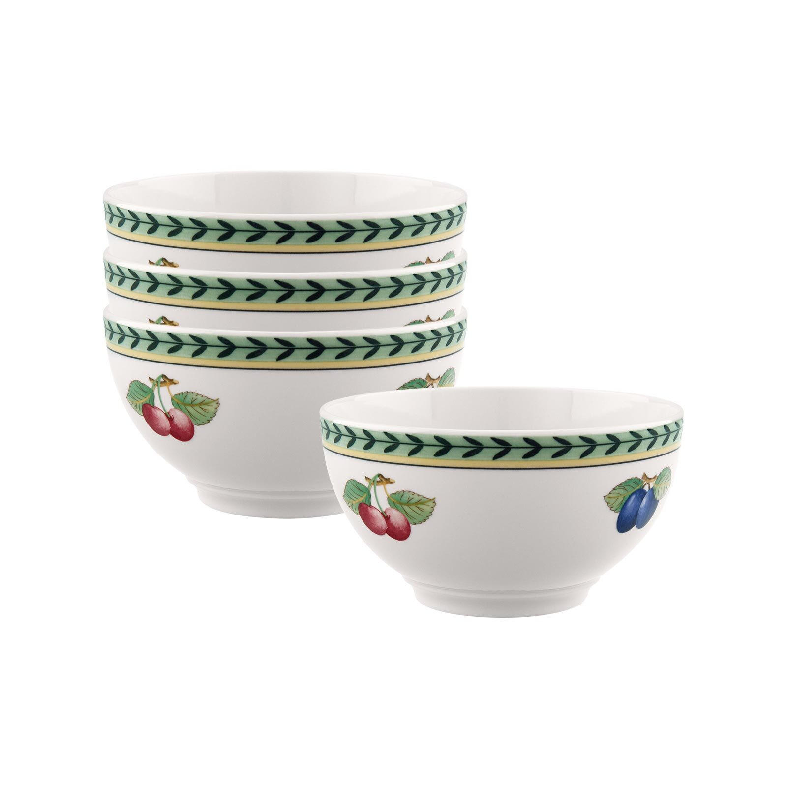 BOLS French Garden Fleurence bunt ø 14 cm 4er Set - Multicolor, Keramik (14cm) - Villeroy & Boch