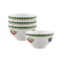 BOLS French Garden Fleurence bunt ø 14 cm 4er Set - Multicolor, Keramik (14cm) - Villeroy & Boch