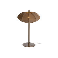 TISCHLAMPE Paris Disc - Braun - 49 cm - Multicolor, Metall (17.5/34/49cm) - Leitmotiv