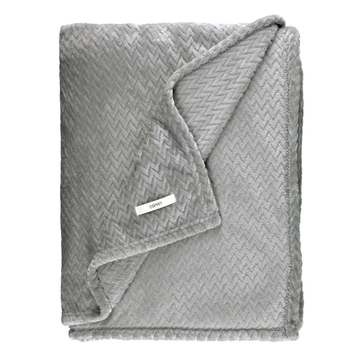 WOHNDECKE MIT DEKOKISSENHÜLLE COMFY-2 - Grau, Textil (140/190cm) - Esprit