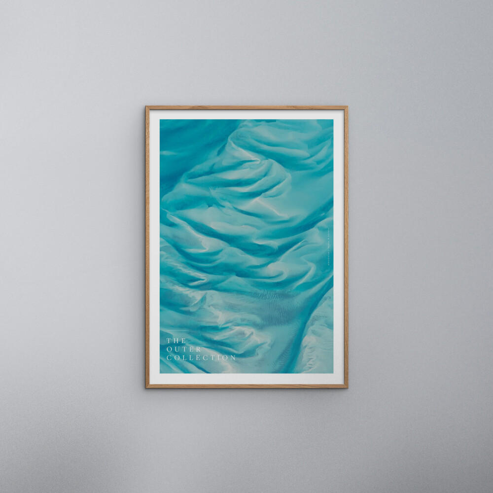 POSTER Arch Atelier - The Outer Collection – 002 - Blau, Papier (70/100/0.1cm) - Poster&Frame
