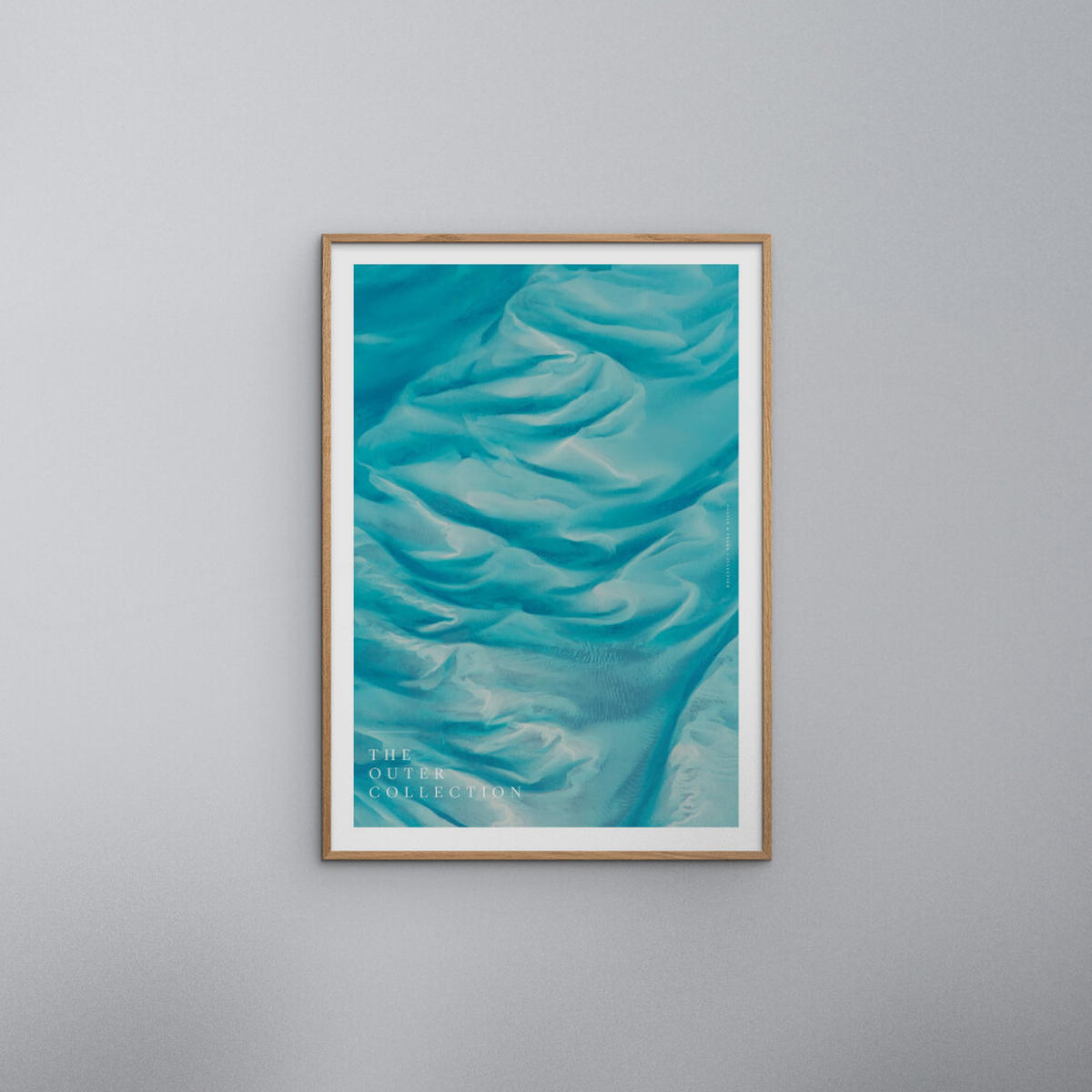 POSTER Arch Atelier - The Outer Collection – 002 - Blau, Papier (70/100/0.1cm) - Poster&Frame