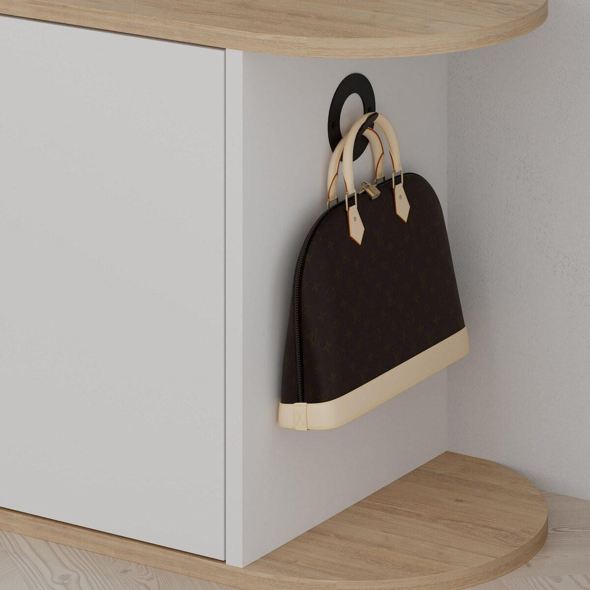 SCHUHAUFBEWAHRUNG 2 Türen B104 cm – NOVA - Weiß, Holzwerkstoff (37/50/104cm) - Calicosy