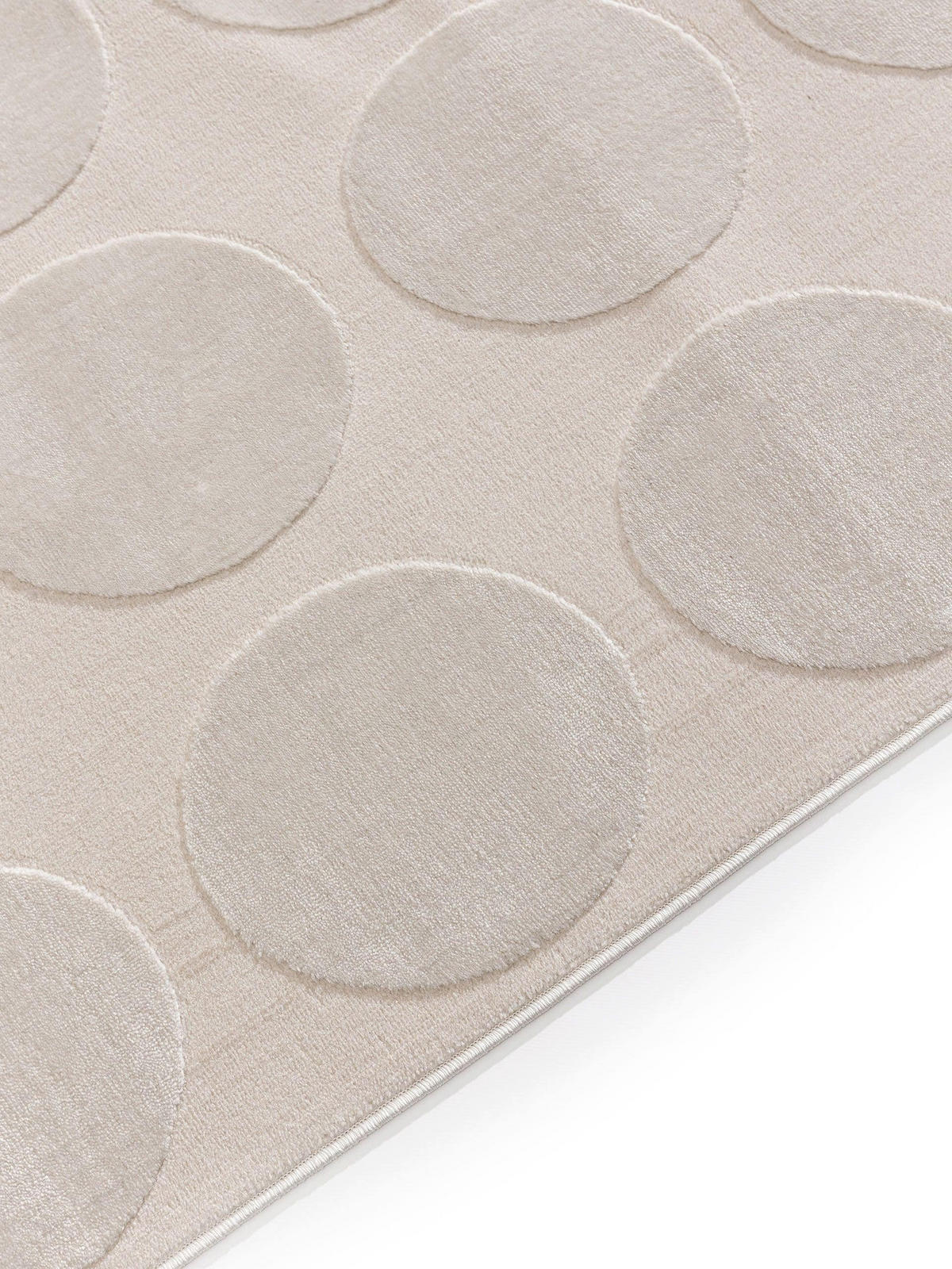TEPPICH Claire Cream 160x230 cm - Creme, Kunststoff (160/230cm) - benuta