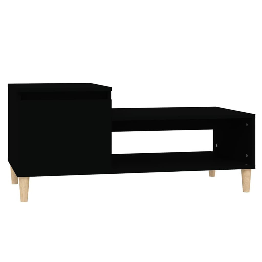 COUCHTISCH Schwarz 100x50x45 cm Holzwerkstoff - Schwarz, Holzwerkstoff (100/50/45cm) - furnicato