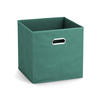 AUFBEWAHRUNGSBOX mit Griff, Vlies - Petrol - Petrol, Textil (32/32/32cm) - Zeller Present