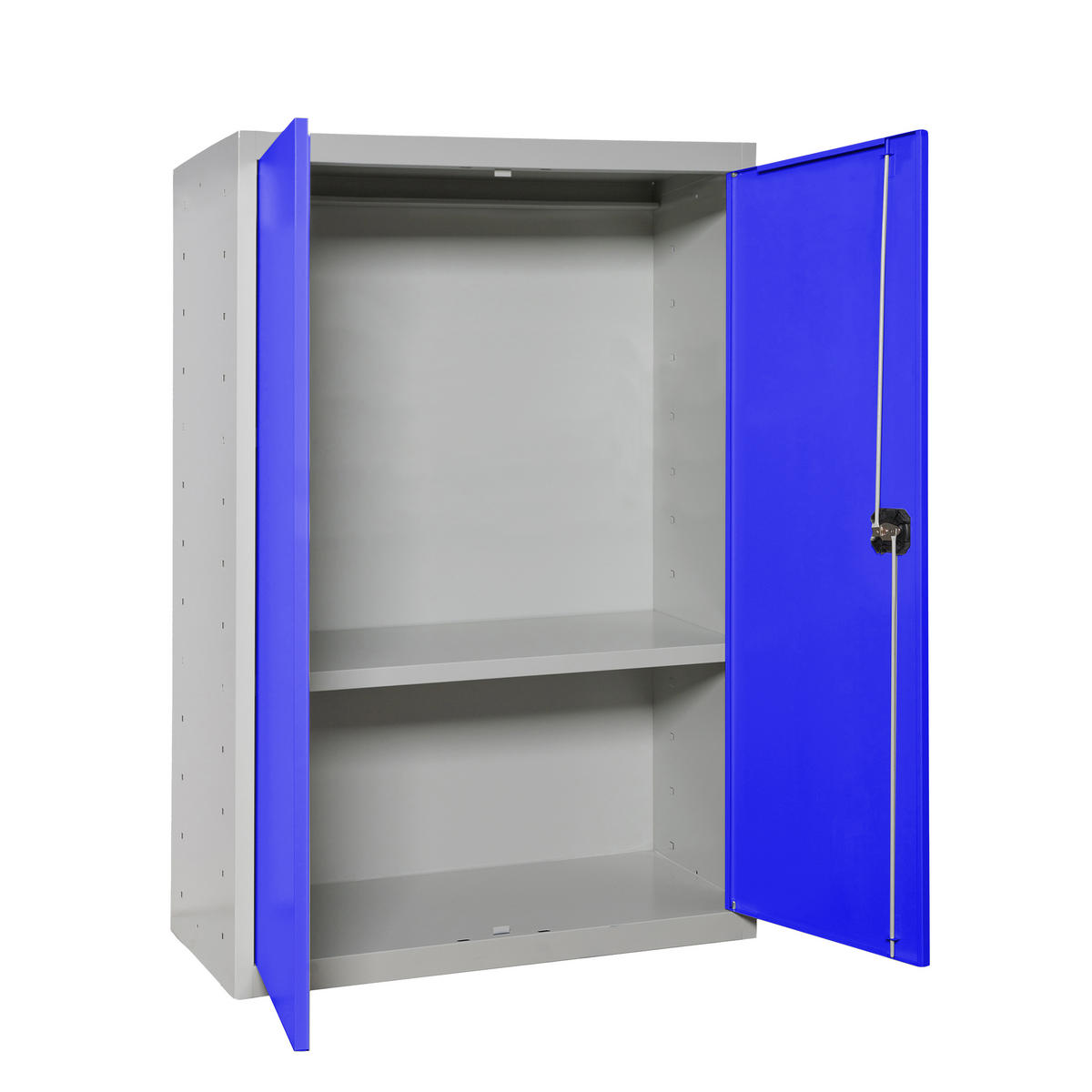 STAHLSCHRANK Amego HxBxT 90x80x40 cm 1x Fachboden Blau-Grau - Blau, Metall (80/90/40cm) - PROREGAL
