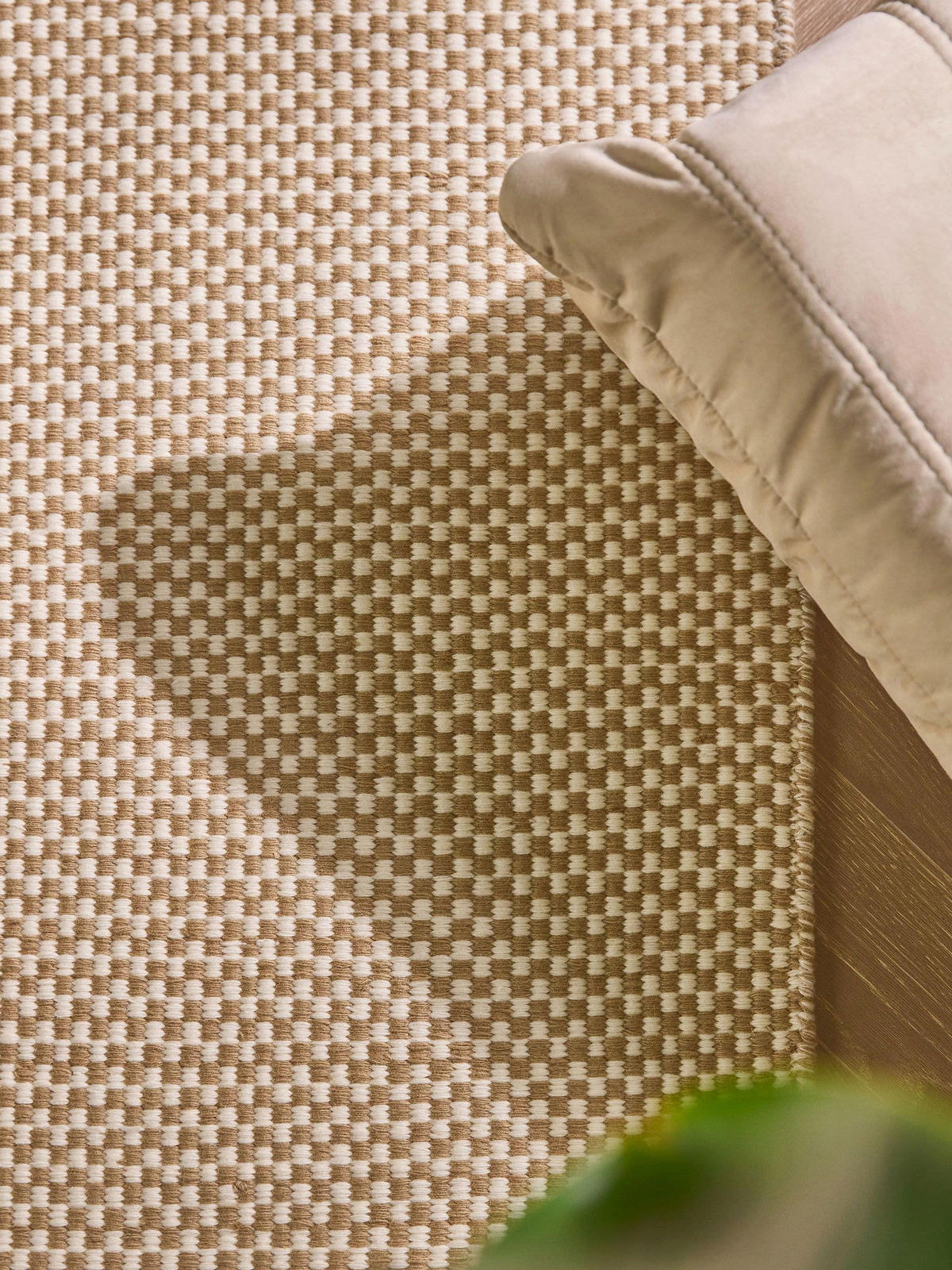 WOLLTEPPICH Laura handgewebt 120/170 cm - Beige, Naturmaterialien/Textil (120/170cm) - benuta Pure
