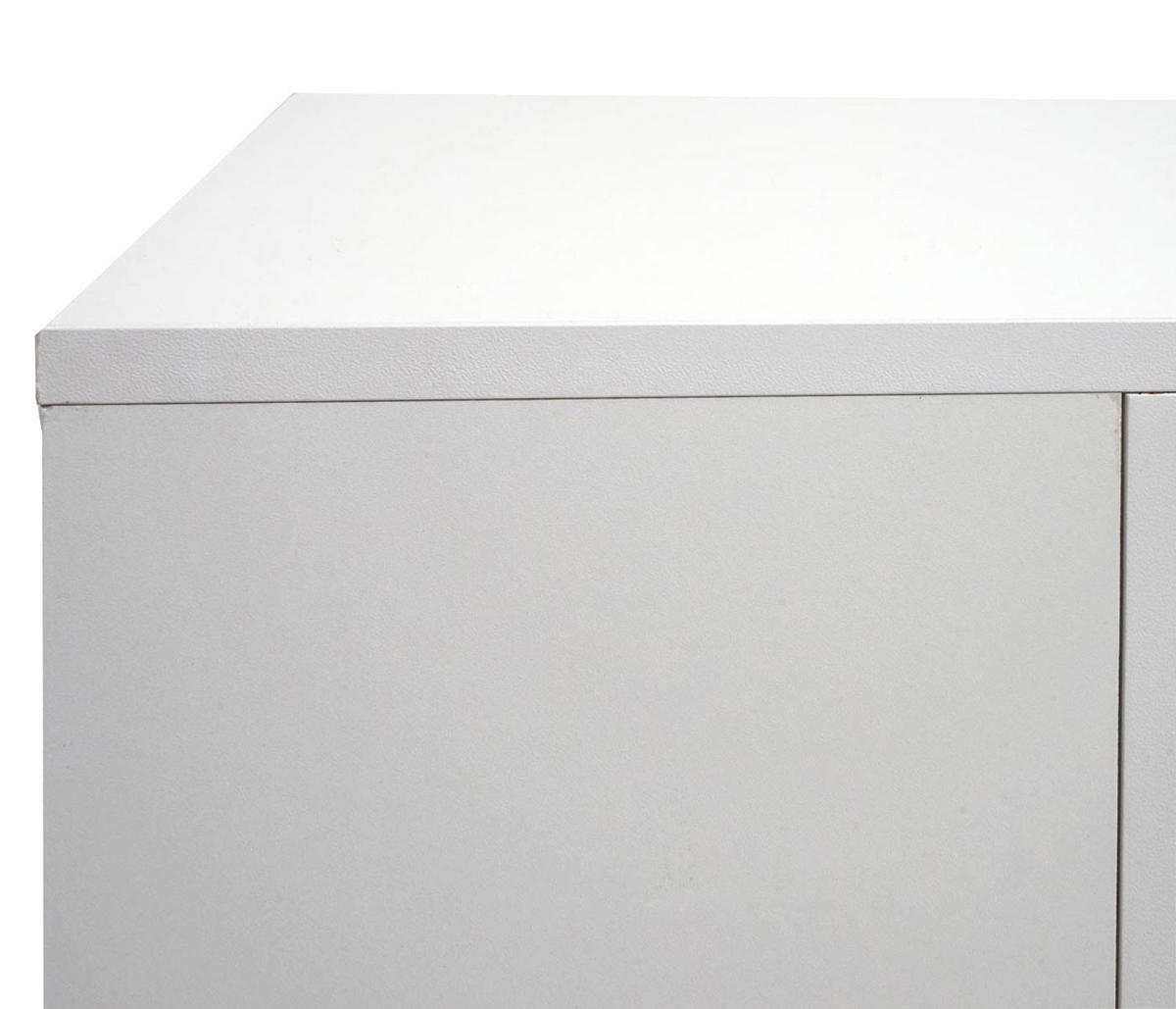 TV-RACK Weiß - Weiß, Holz (144/50/40cm) - MCW