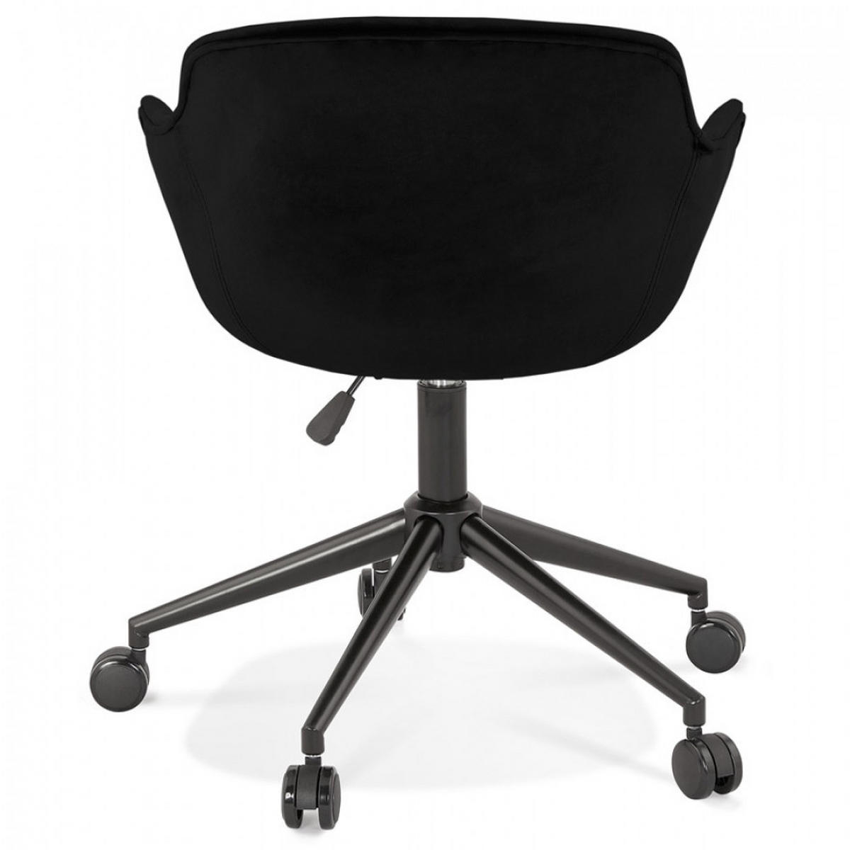 STUHL mit Armlehnen Schwarz 59x80x54cm - Schwarz, Textil/Metall (59/80/54cm) - AlterEgo