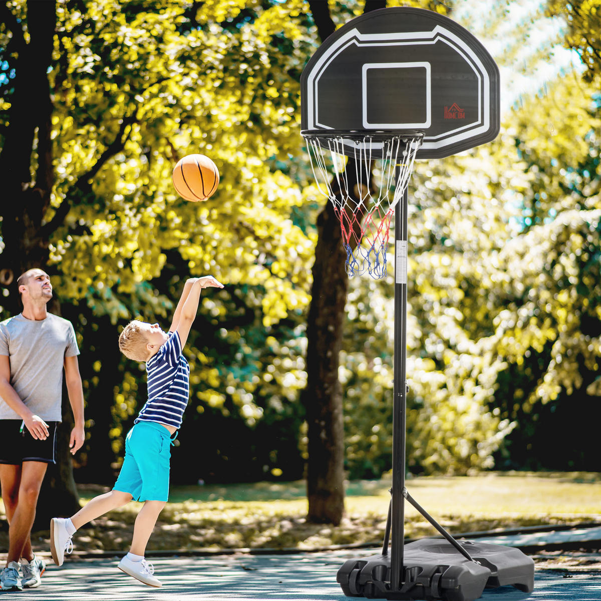 BASKETBALLKORB DE-10516 Schwarz - Schwarz, Metall (48/76cm) - ComfortXL