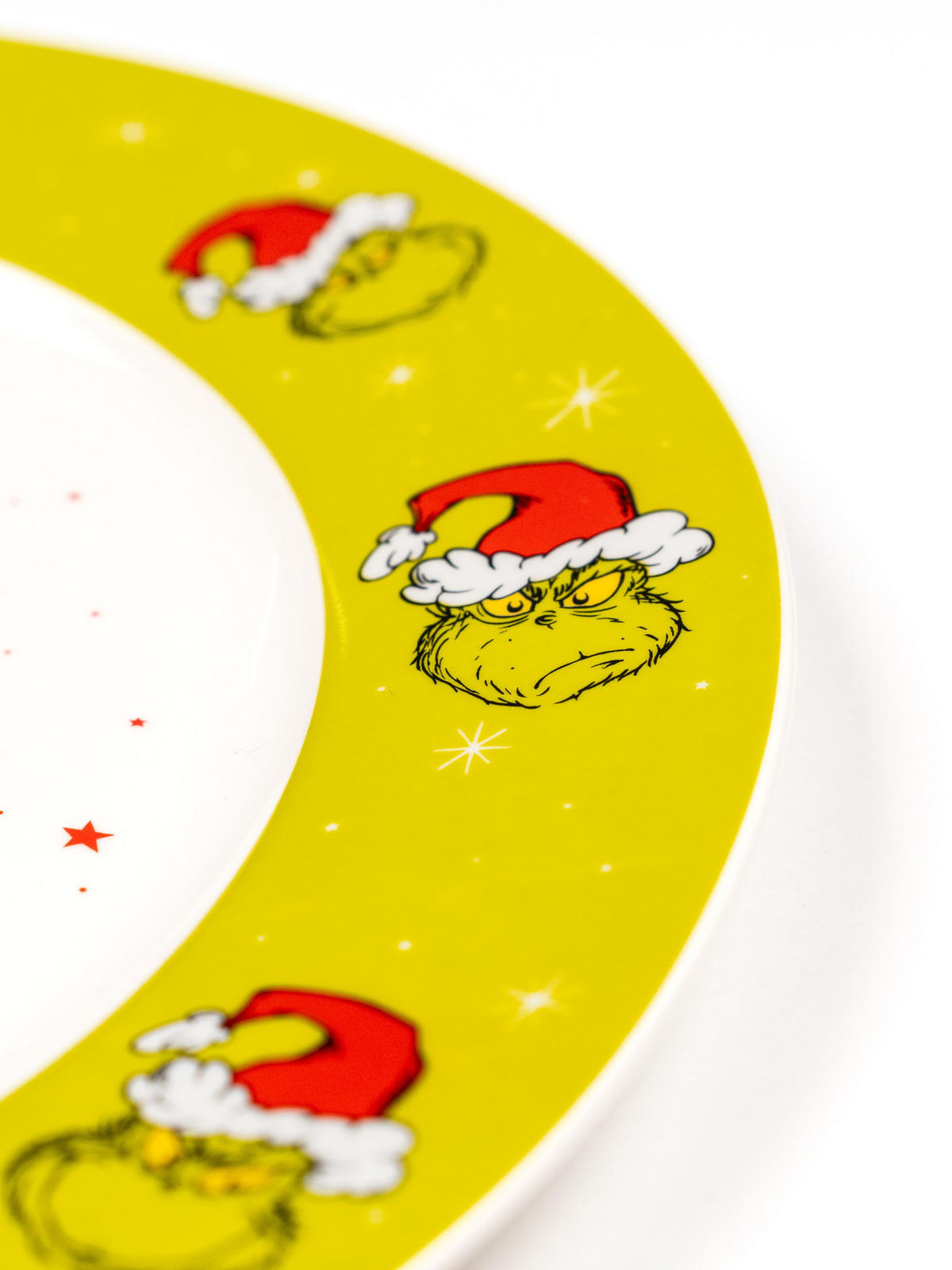 PLATZTELLER The Grinch Merry Grinchmas Grün 26,5 cm - Grün, Keramik (26.5cm) - United Labels