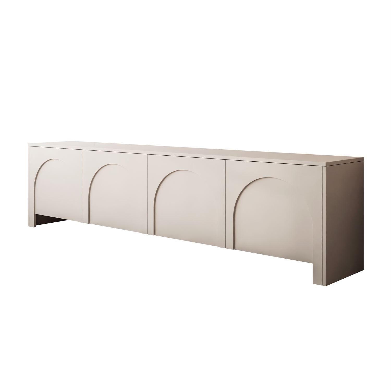 TV-ELEMENT ARIADNA Kaschmir viertürig - Kaschmir, Holzwerkstoff (204/51/35cm)