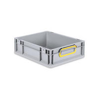 EUROBOX Nextgen Color 12x30x40cm 11 Liter Griffe Gelb Geschlossen - Gelb, Kunststoff (30/12/40cm) - PROREGAL