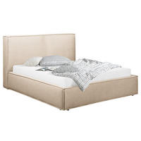 POLSTERBETT - Beige, Textil (200/200cm) - home24