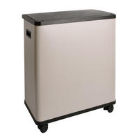 MÜLLEIMER SR2X30 60L Taupe - Taupe, Metall (57/60/34cm) - SVITA