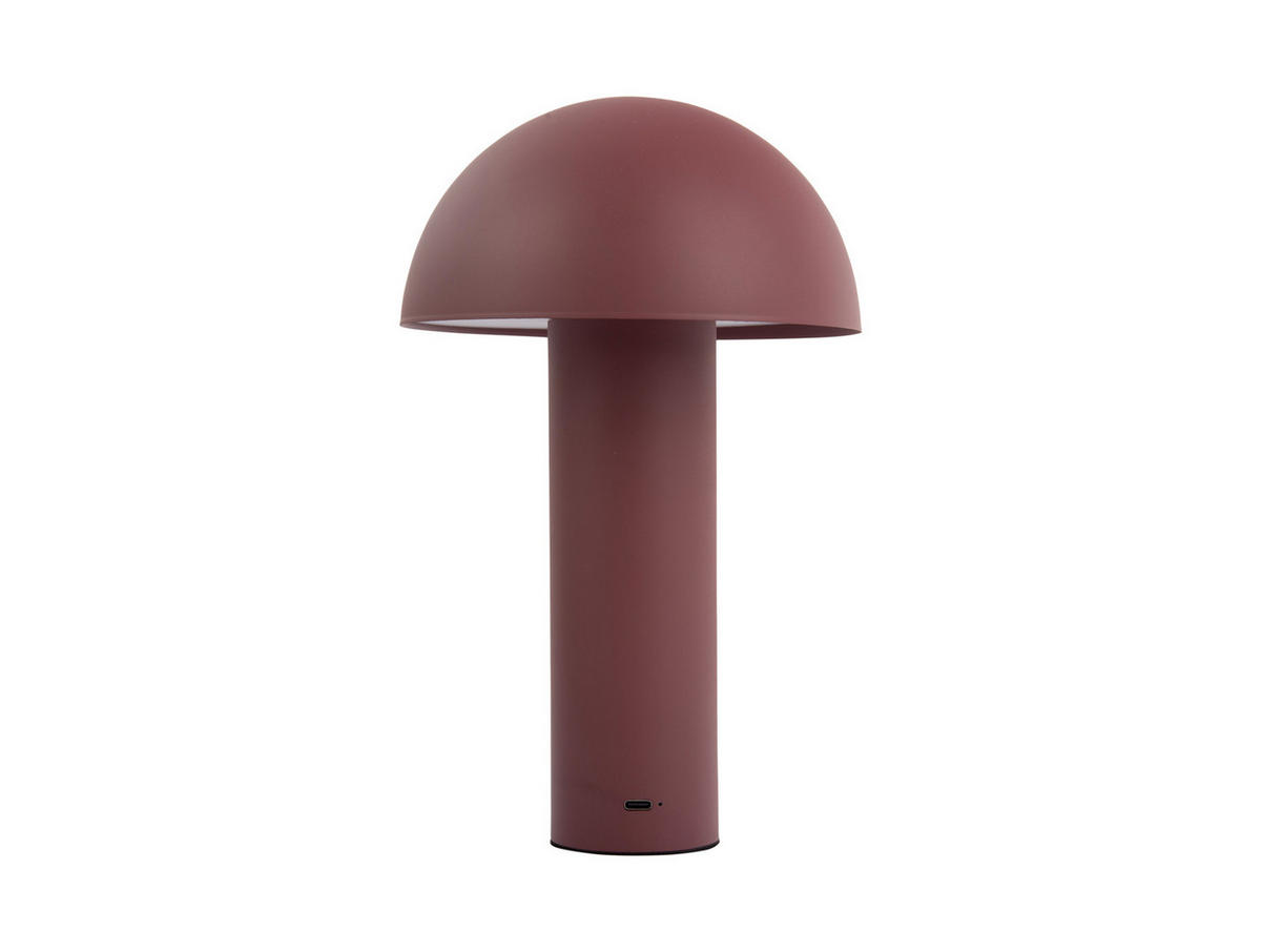 TISCHLAMPE Fuego 15/5/24 cm - Rot, Metall (15/5/24cm) - Leitmotiv