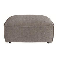 SITZHOCKER - 1 Person - stoff - taupe Camilio - Taupe, Kunststoff/Textil (75/44/97cm) - Vente-Unique